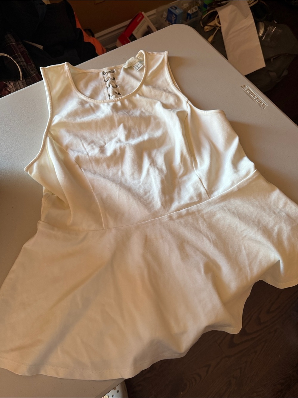 Women’s White Peplum Top - Forever 21
